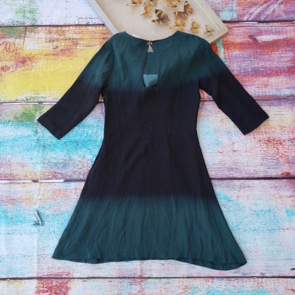 Anthro Chloe Oliver Berry Hill Ombre Dress Size M - Picture 5 of 8